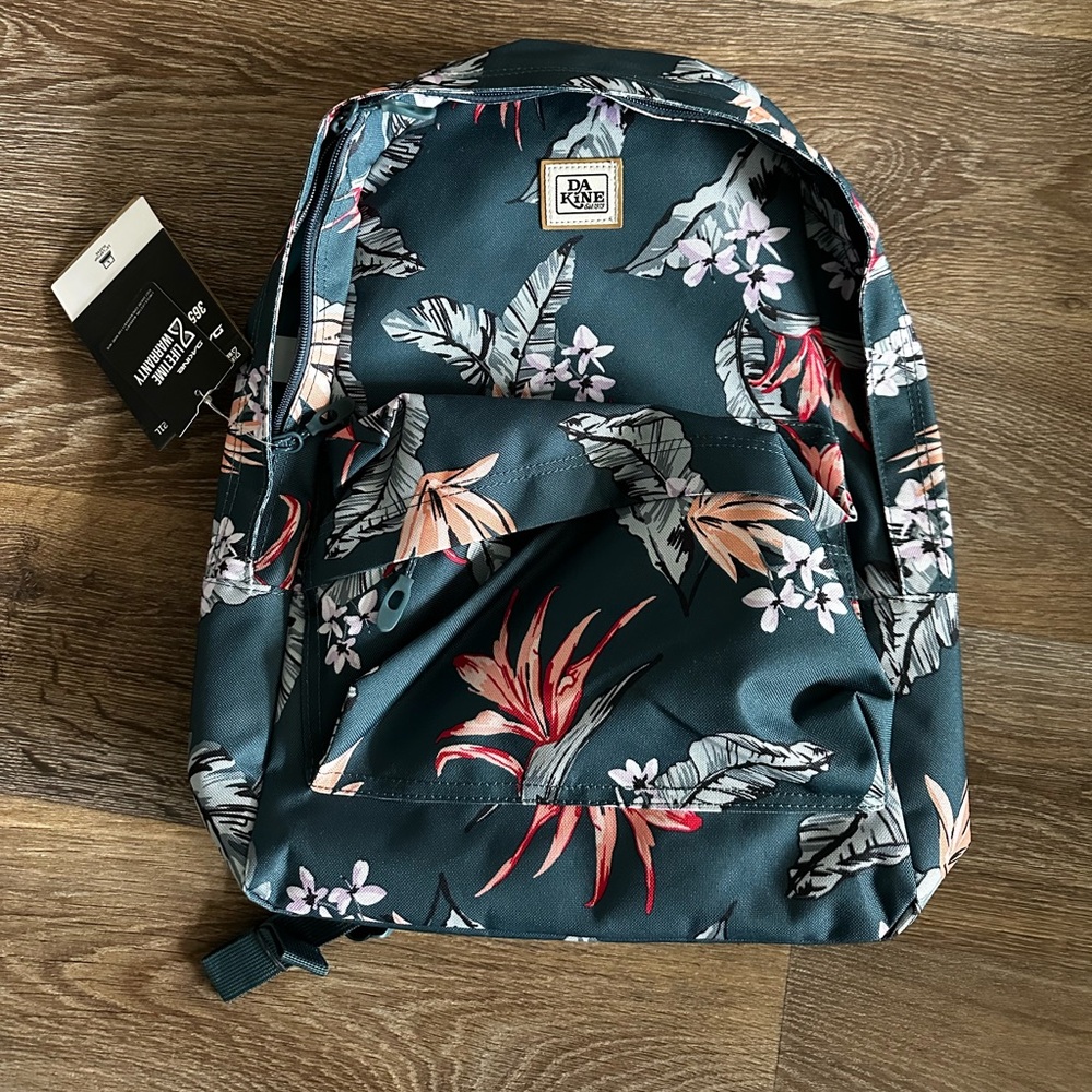 Dakine Teal Tropical Floral Backpack - Women's